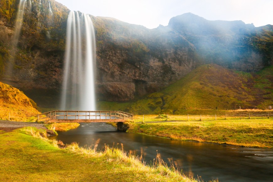 Wasserfall auf Island auf der Seite der Praxis für klassische Homöopathie Martina Walder, Morgentalstrasse 3, 8038 Zürich - Foto von Raphael Hotz
